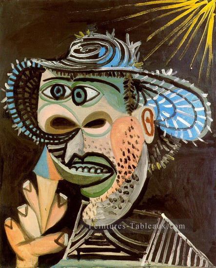 Homme au cornet glace 4 1938 cubisme Pablo Picasso Peintures à l'huile